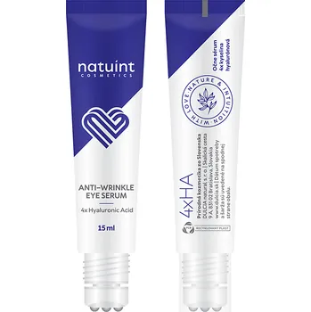 Pleťové sérum Natuint Cosmetics Oční sérum 4x kyselina hyaluronová 15 ml