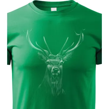 Chlapecké tričko Dětské tričko Jelen, Barva Zelená, Velikost 146 cm/10 roků, Canvas Dětské tričko Bezvatriko.cz 1972