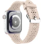 Řemínek s perforováním a přezkovým zapínáním pro Apple Watch 38/40/41/42(S10)mm Barevná varianta: Starorůžový