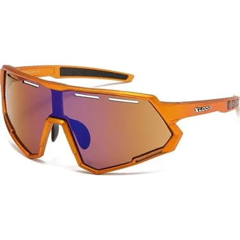 Sluneční brýle X-LOOP SHIELD sportovní zrcadlové sluneční brýle Oranžové Olympic eyewear X3674s4