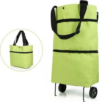 Nákupní taška Skládací nákupní taška s kolečky 39 x 46 x 12 cm