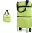 Skládací nákupní taška s kolečky 39 x 46 x 12 cm, zelená