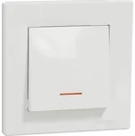 SCHNEIDER ELECTRIC ASFORA Přepínač střídavý s orientační kontrolkou, řazení 6So, bílá