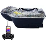 Zavážecí lodička FIGHTER PRO s GPS a ECHOLOTEM- Camo