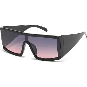 Sluneční brýle GISELLE ploché obdélníkové sluneční brýle Hnědé Giselle 97k-cube