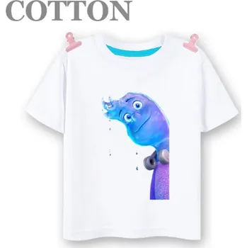 Dětská móda Disney Dětské bavlněné tričko s motivem oblíbeného animovaného filmu "Elemental"- Wade Ripple Barva: 2023092010- Bílá, Velikost: 7-8 let