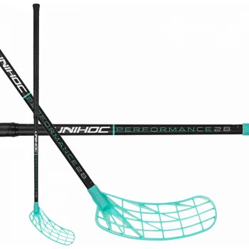 Florbal Unihoc Unilite Performance 28 black/turquoise vel. 96cm (=106cm) levá kulatá (levá ruka dole)