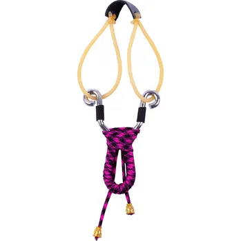 Prak Kovový prak s provázkem dark pink 12