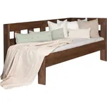 Jednolůžko MERIDA LIFT se zábranou, levá, 90 cm, buk cink