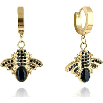 Náušnice Flamenco Mystique Pozlacené náušnice z chirurgické oceli KST3223