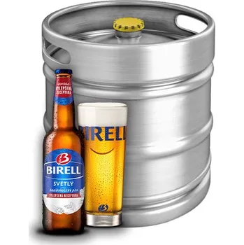 Pivo Birell Birell, nealkoholické světlé pivo, sud 30 l