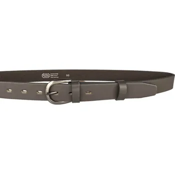 Opasek PENNY BELTS Kožený opasek 30-191-50 šedý - 95 cm