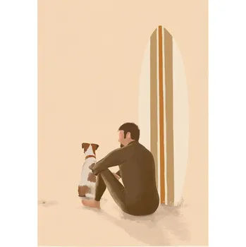 Plakát Plakát, Obraz - Surf team, Andi Bell Art