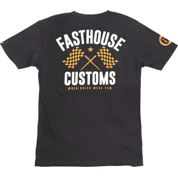 Fasthouse 68 Trick Tee Black Vintage Gold Velikost: M