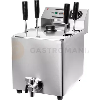 Barová židle Vařič na těstoviny, 4 koše, 2,8 kW, vypouštěcí ventil | RESTO QUALITY, RQEPC 8L