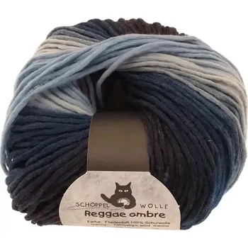 Příze Schoppel Wolle Reggae ombré 1699 Fliederduft (Příze merino Reggae ombré 1699 Fliederduft)