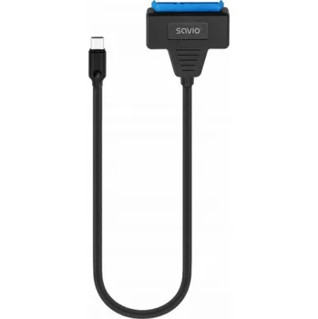 Datové redukce SAVIO AK-69 Adaptér USB-C 3.1 Gen 1 (M) - SATA (F) pro 2,5 disky