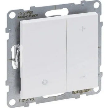 vypínač SUNO BÍLÁ UNIVERZÁLNÍ STMÍVAČ LEGRAND 721178