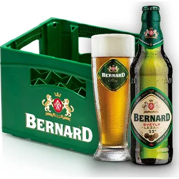 Pivo Bernard Bernard 11, světlý ležák, 20x0,5l