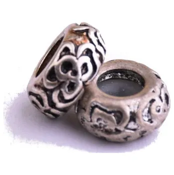 Dětské navlékací korálky Kovové korálky 5x11mm DP270