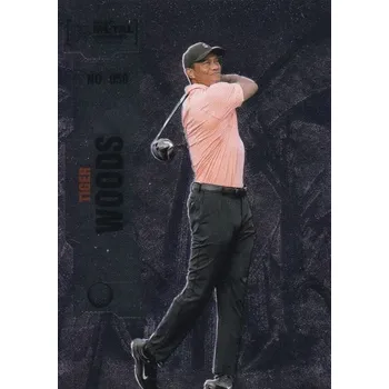 Sběratelský sportovní předmět řadová karta TIGER WOODS 21-22 Metal Universe Champions číslo 050