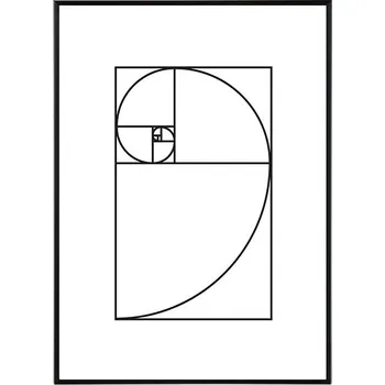 Obraz La forma Design studio Golden ratio I. 30x40 cm