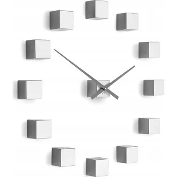 Hodiny Nástěnné hodiny Future Time stříbrné 80 cm