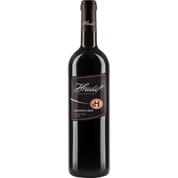 Víno Víno Hradil Dornfelder 0,75l Pozdní sběr Hradil