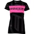 Dámské tričko CRUSSIS CSW-008 černé/růžové XS