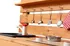 Dětská kuchyňka Dětská venkovní dřevěná kuchyňka 98 x 100 x 40 cm hnědá
