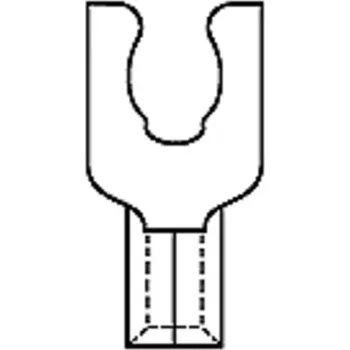 Kabelové oko Molex 190980050 vidlicové kabelové oko 2000 ks Tape