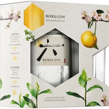 Gin Roku Gin 0,7l 43% + 1x sklo GB