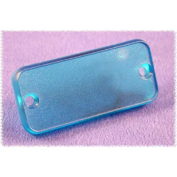 Rozvaděč Hammond Electronics 1455JPLTBU 1455JPLTBU pouzdro (d x š x v) 8 x 78 x 27 mm ABS modrá (transparentní) 2 ks