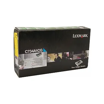 LEXMARK C734A1CG, originální (Azurový)