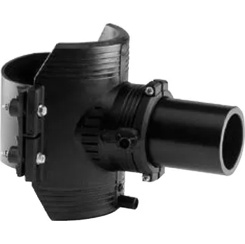 Kanalizační potrubí Elektro T-kus navrtávací bez vrtáku Wavin PE100 SDR11, d 110 x 32