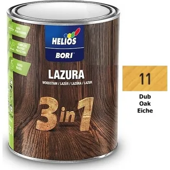 lazura Helios Bori lazura 3in1 Barva: 11 Dub, Objem: 0,75l