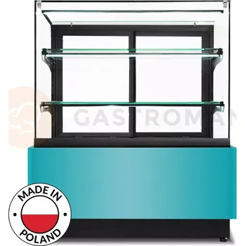 Cukrářská neutrální vitrína, snížená verze, 1300x670x1110+/-10 mm | RESTO QUALITY, Dolce Visione Breve Neutro Premium 1300