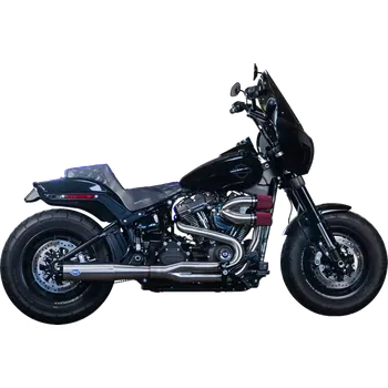 Výfuk pro motocykl Kompletní výfuk S&S CYCLE 2-into-1 Superstreet Exhaust System 550-1099 pro HARLEY DAVIDSON Brushed SS R/O M8 Softail ROK 2018-2024 VIZ POPIS