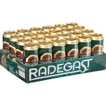 Pivo Radegast Radegast Ryze hořká 12 světlý ležák 24x0,5l