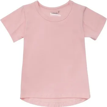 Dětské jednobarevné TRIČKO (vel. 90-140) Barva: Růžová, Velikost: 6-7 let (130)