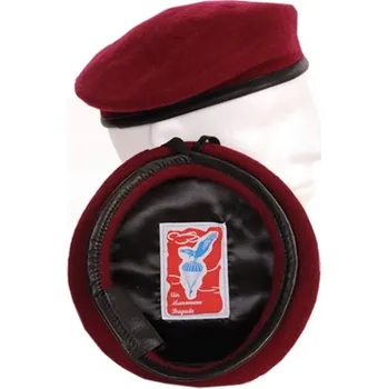 Módní doplněk FOSTEX Baret výsadkářský ČERVENÝ Červená 57