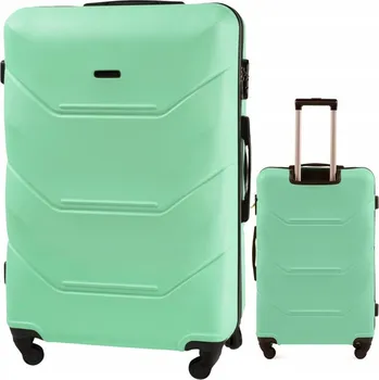 Skořepinové cestovní kufry velké na kolečkách XXL 97L mátový barva (ZWAL)