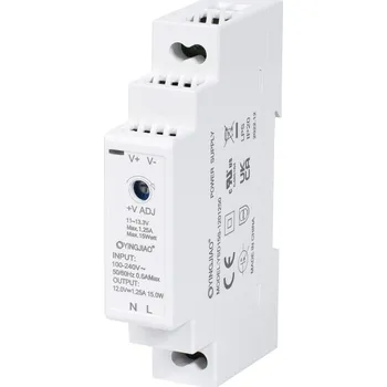 spínaný zdroj YINGJIAO DIN RAIL SPÍNANÝ NAPÁJECÍ ZDROJ YSD15S-1201250 12V/15W/1,25A