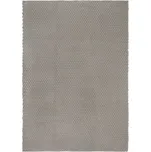 Koberec obdélníkový šedý 160x230 cm bavlna Šedá 345122