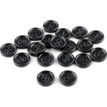 Knoflík Knoflík oblekový velikost 24", 28", 32", 36", 40", barva 6 (24") černá