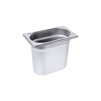 Gastronádoba z nerezu GN1/9 - 150 mm, bez držadel, plná.