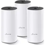 TP-Link AC1200 Whole-Home Mesh Wi-Fi System Deco M4(3-Pack), 2xGigabit port