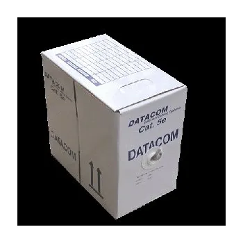 Síťový kabel DATACOM UTP Cat5e PVC kabel 305m (lanko) červený