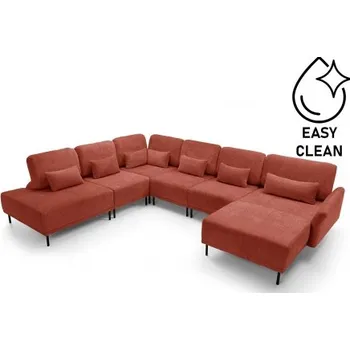 Sedací souprava Polohovací sedací souprava do U Adapto - LEVÁ - výběr potahu - snadné čištění