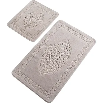 Koupelnová předložka Sada 2 koupelnových předložek Elite béžová